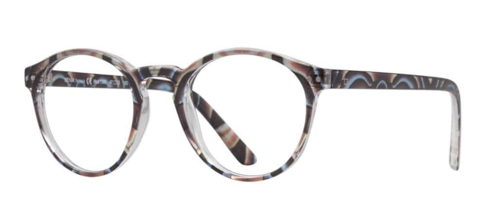 BENX FANTASIA Eyeglasses Teenage Woman Round Full-Rimmed Grilamid (TR90) Unfiltered BXFNTS 1388-C.19